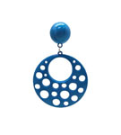 Flamenco Earrings in Plastic with Holes. Turquoise 2.479€ #502823473TRQS
